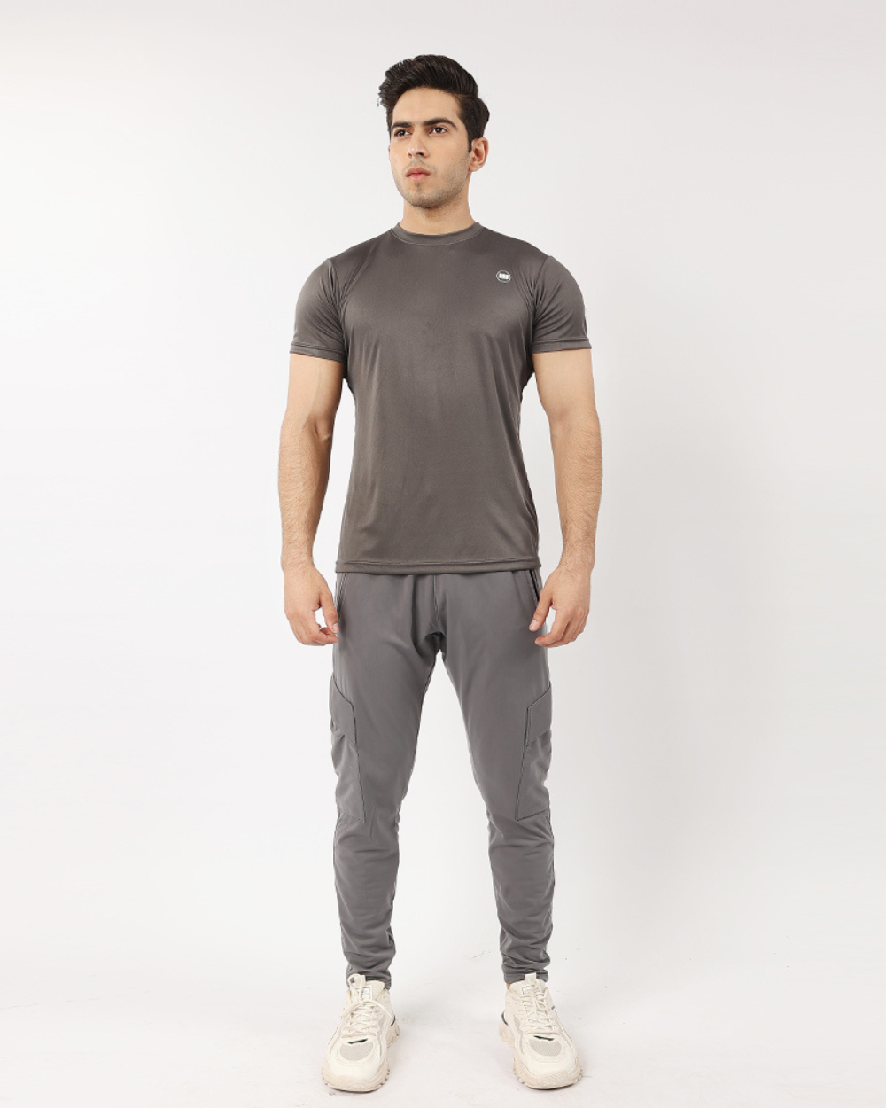 Widasio Knitted Dri-FIT Tee (Charcoal)