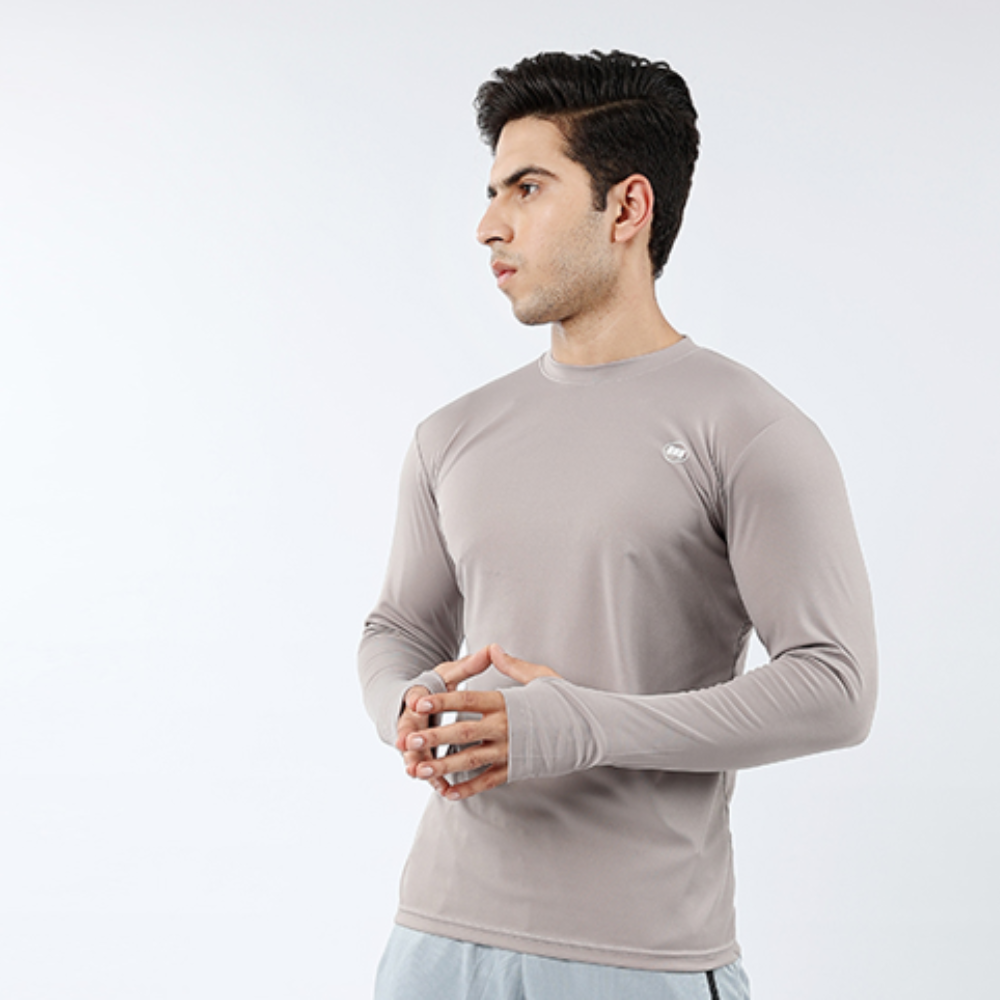 Widasio Thumbhole Performance Shirt (Light Grey)