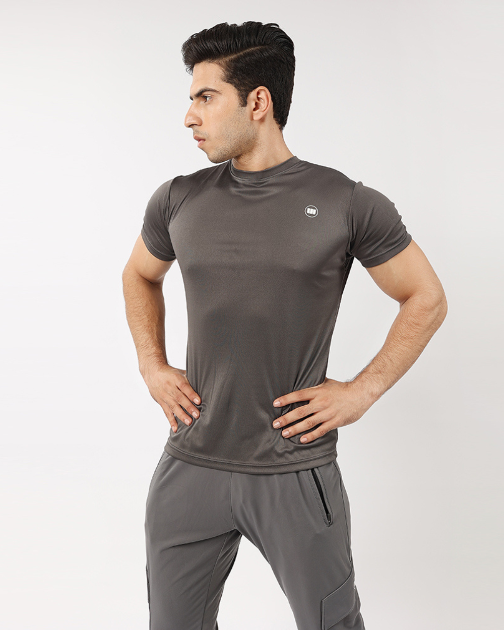 Widasio Knitted Dri-FIT Tee (Charcoal)