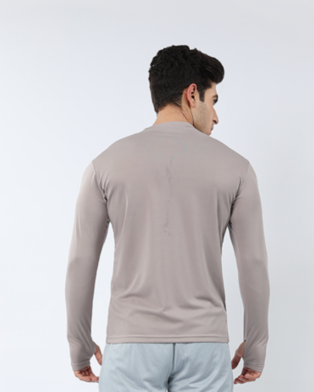Widasio Thumbhole Performance Shirt (Light Grey)