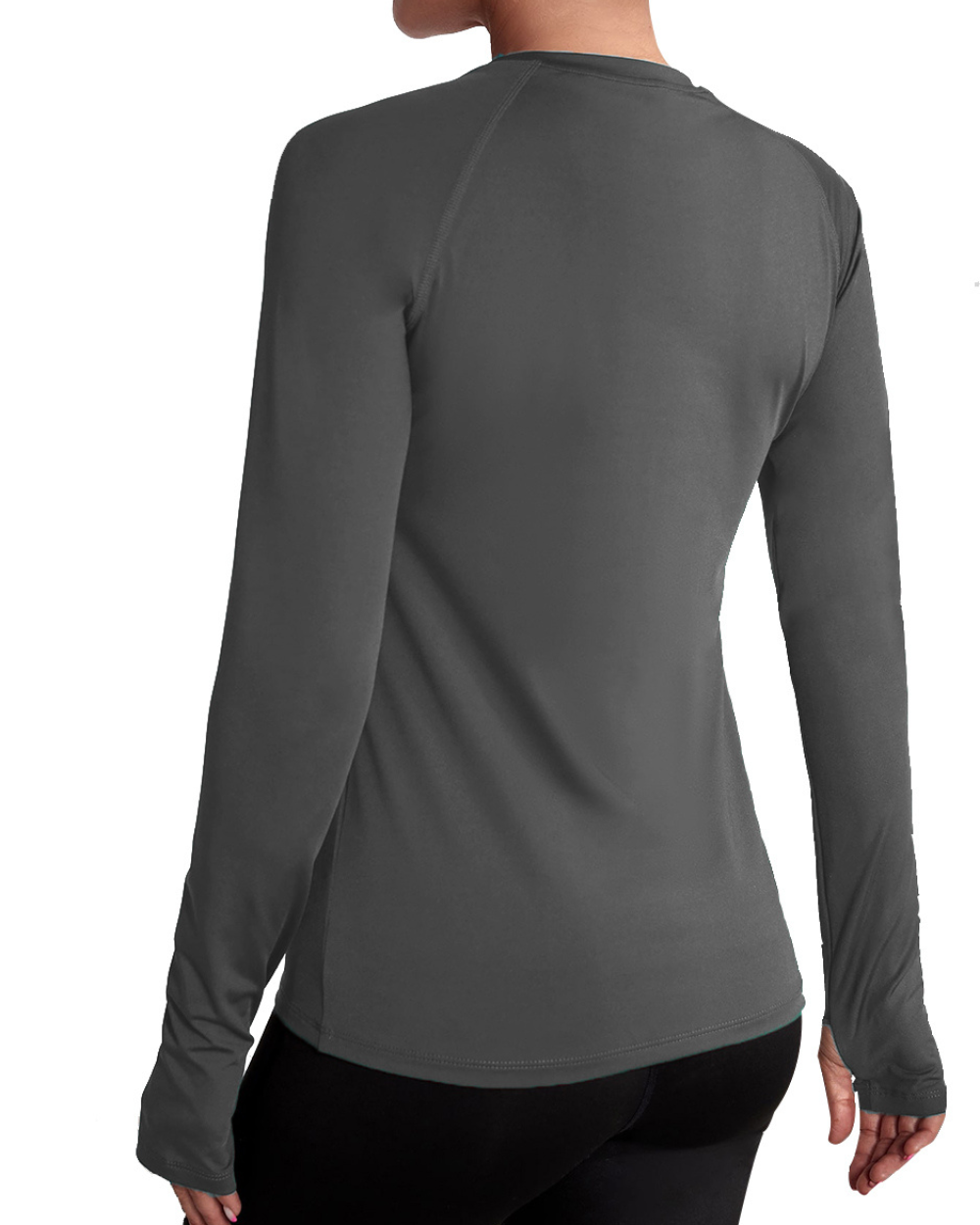 Widasio Basic Women's Round Neck Sports T-shirt (GREY)