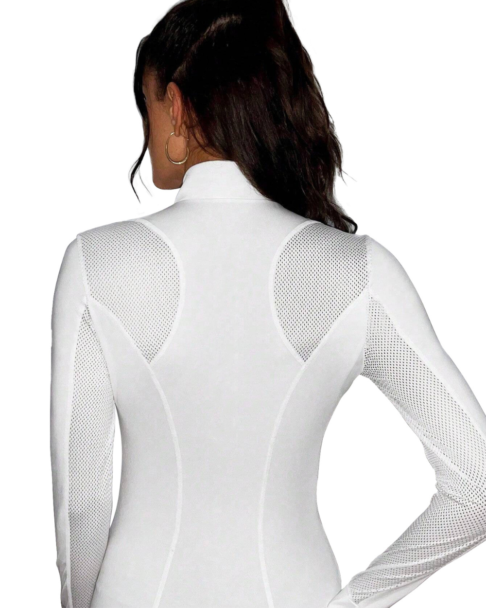 Widasio Stand Collar Sports jacket (White)
