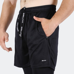 Widasio 2-in-1 Dri-FIT Legging Shorts (Black)