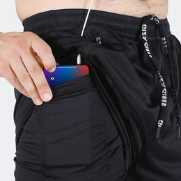 Widasio 2-in-1 Dri-FIT Legging Shorts (Black)