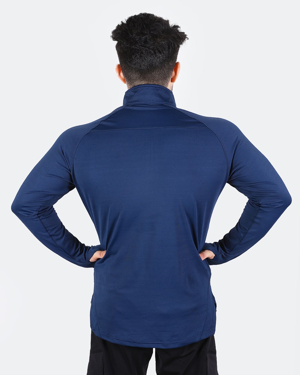 Widasio High Tech Fitted Half Zip Trainer (Navy)