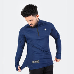 Widasio High Tech Fitted Half Zip Trainer (Navy)