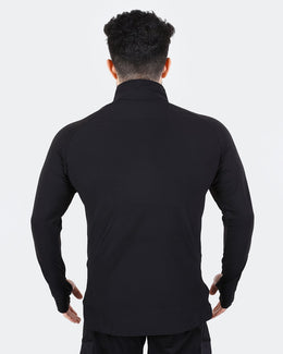 Widasio High Tech Fitted Half Zip Trainer (Black)