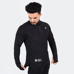 Widasio High Tech Fitted Half Zip Trainer (Black)