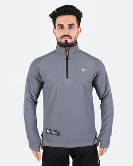 Widasio High Tech Fitted Half Zip Trainer (Grey)