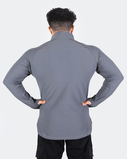 Widasio High Tech Fitted Half Zip Trainer (Grey)