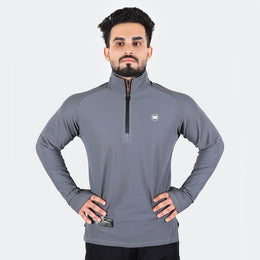 Widasio High Tech Fitted Half Zip Trainer (Grey)