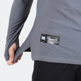 Widasio High Tech Fitted Half Zip Trainer (Grey)